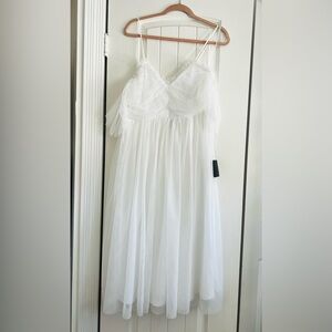 Lulu’s White Dress- great for bridal looks